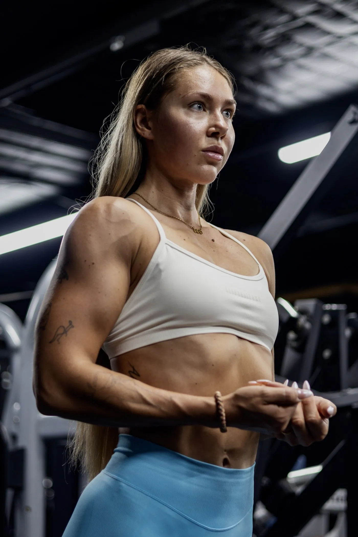 Thea Berntsen in the gym